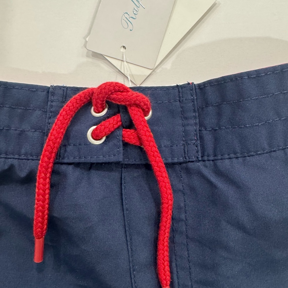 NWT Polo Ralph Lauren Baby Navy Blue Swim Shorts Size 12 Months - Picture 2 of 6